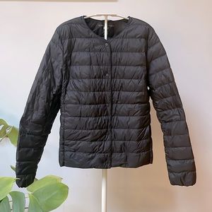 Uniqlo Ultra Light Down puffer jacket - black, size S